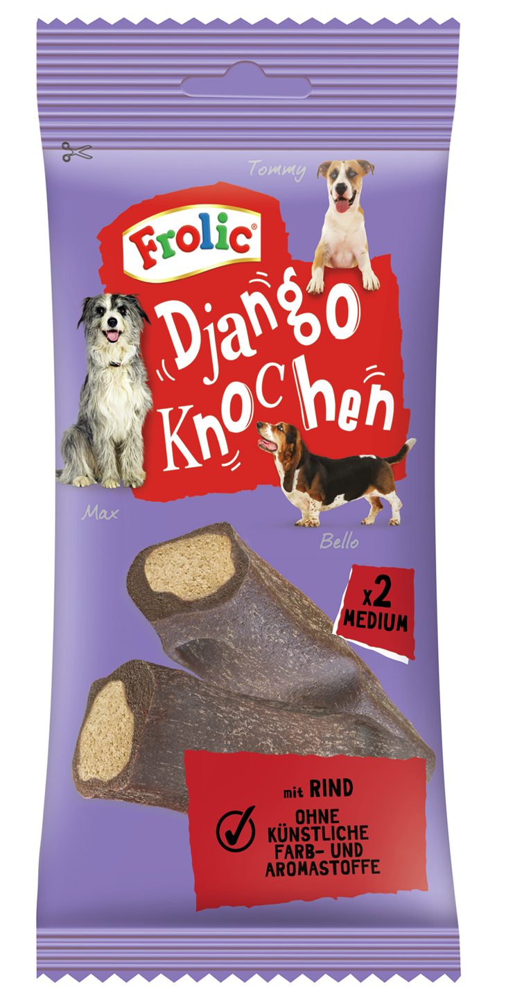 BTG BETEILIGUNGS GMBH Fro. Snack Django mit Rind 2 Stück/170g Frolic