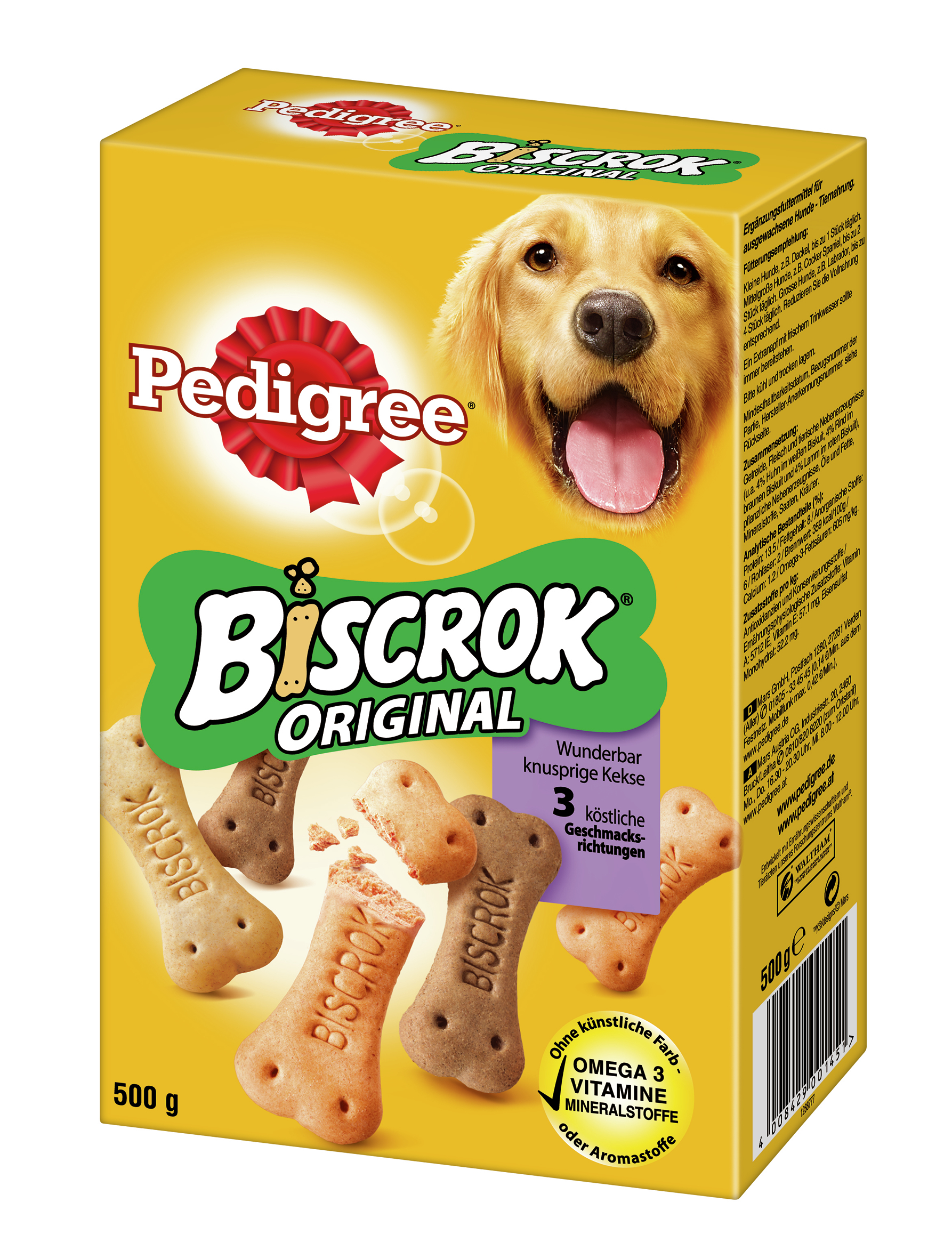 BTG BETEILIGUNGS GMBH Ped Snack Biscrok Original 500g 