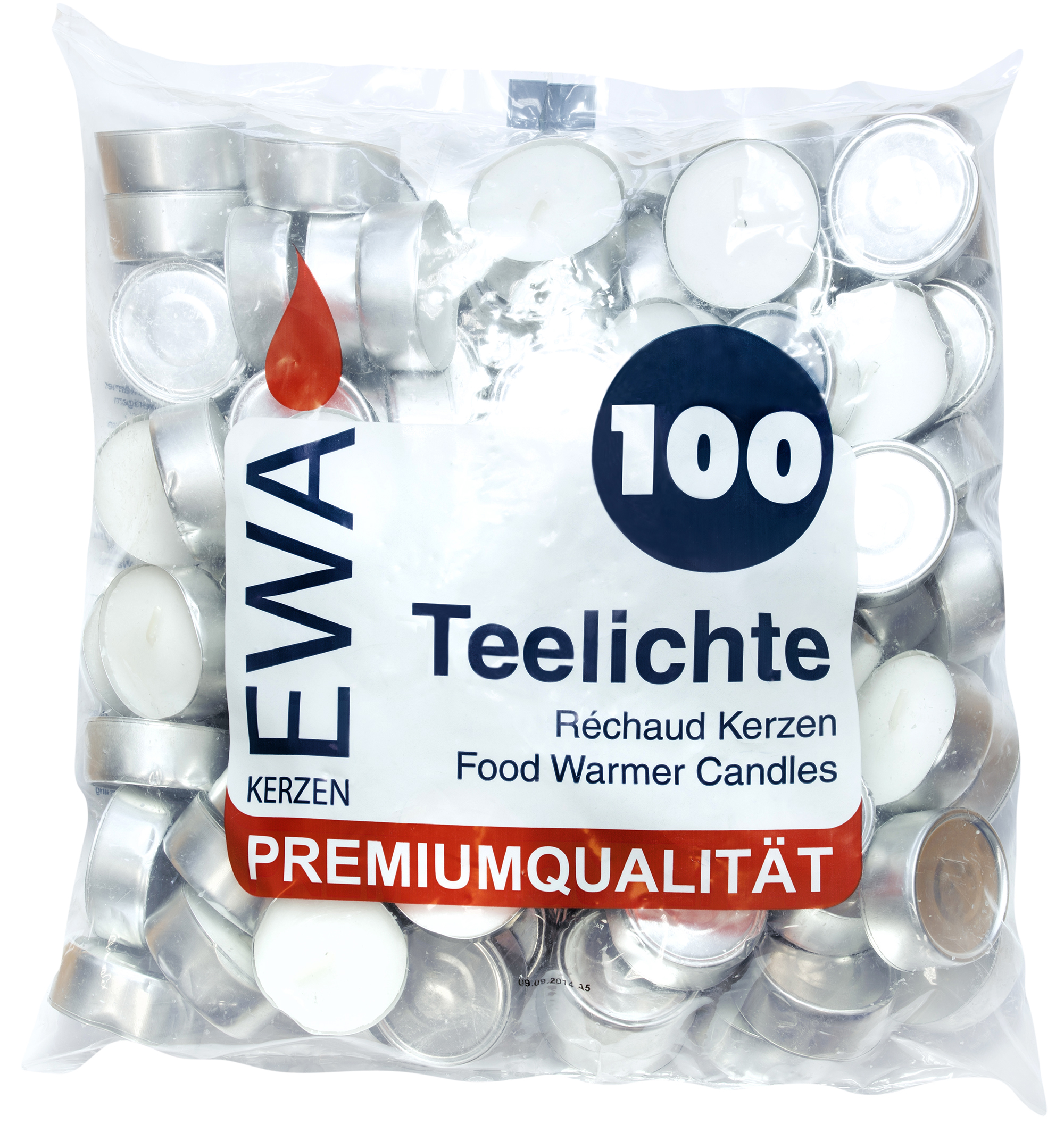 JEKA KERZEN Teelichte Premiumqualität 4h 100er Btl. Ebersbach