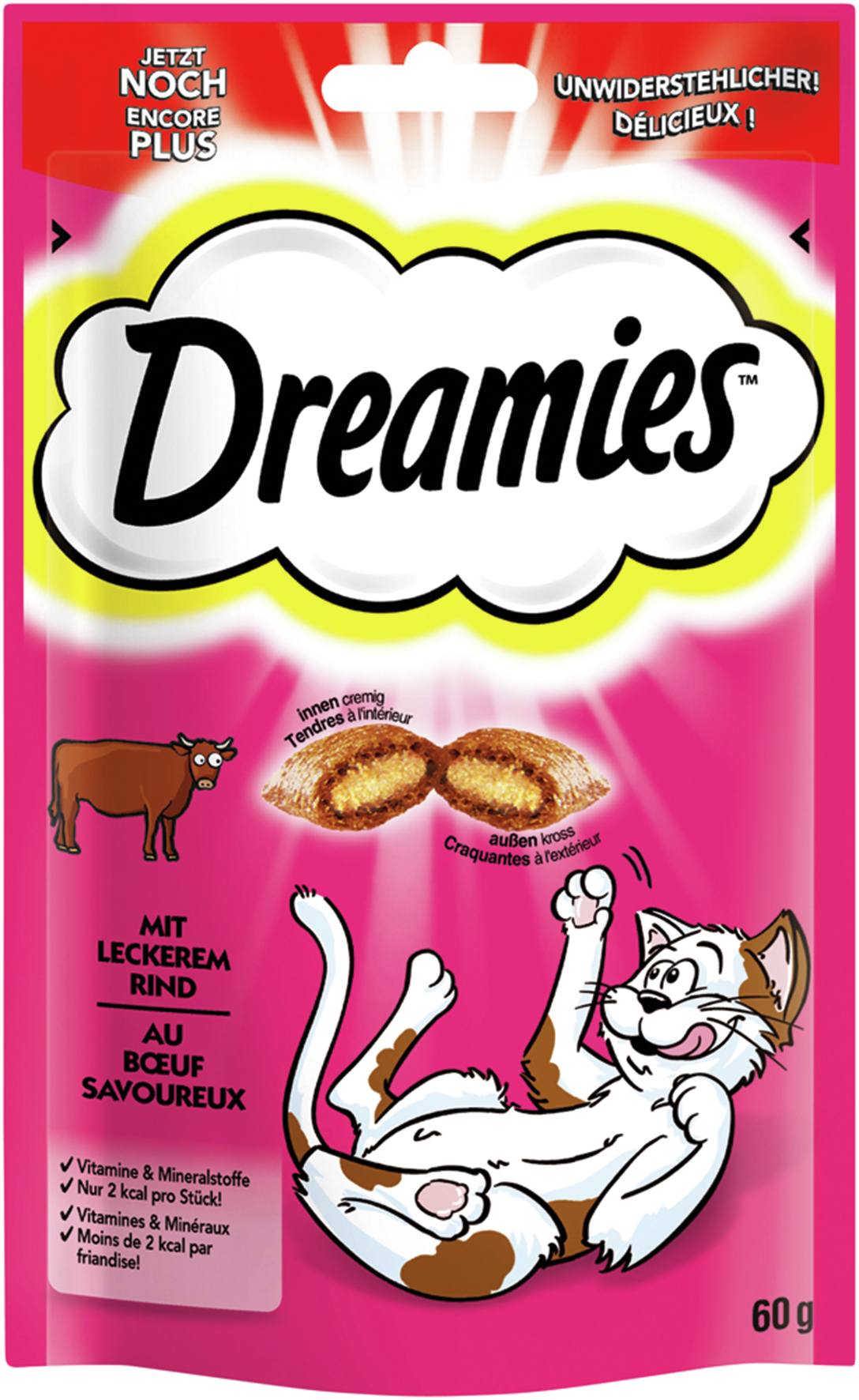 BTG BETEILIGUNGS GMBH Dreamies Cat mit Rind 60g 