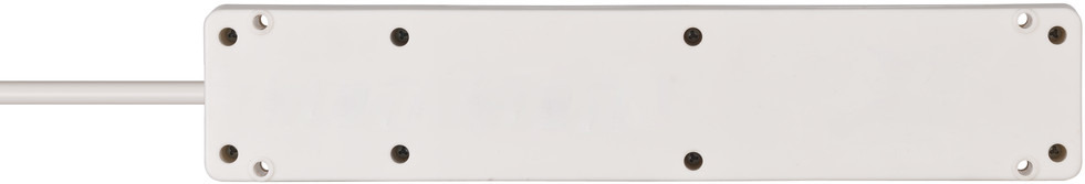 BRENNENSTUHL Steckdosenleiste Bremounta 4fach weiß 1,5m, mit Schalter