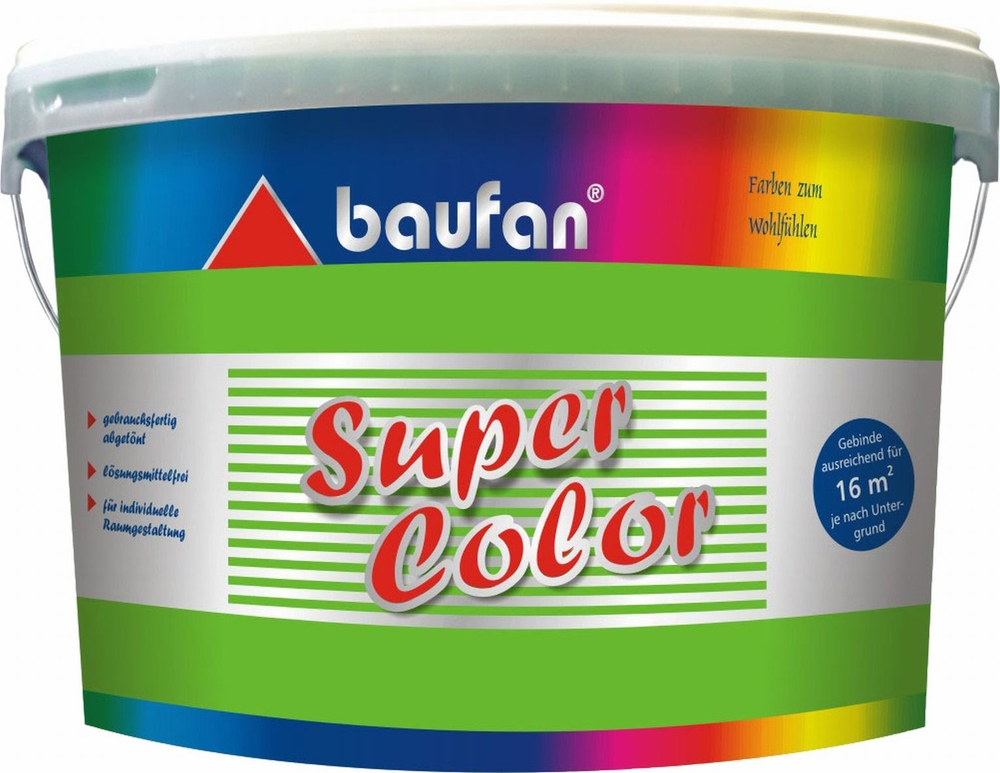 BAUFAN BAUCHEMIE Innenfarbe Super Color pistazie 2,5l 