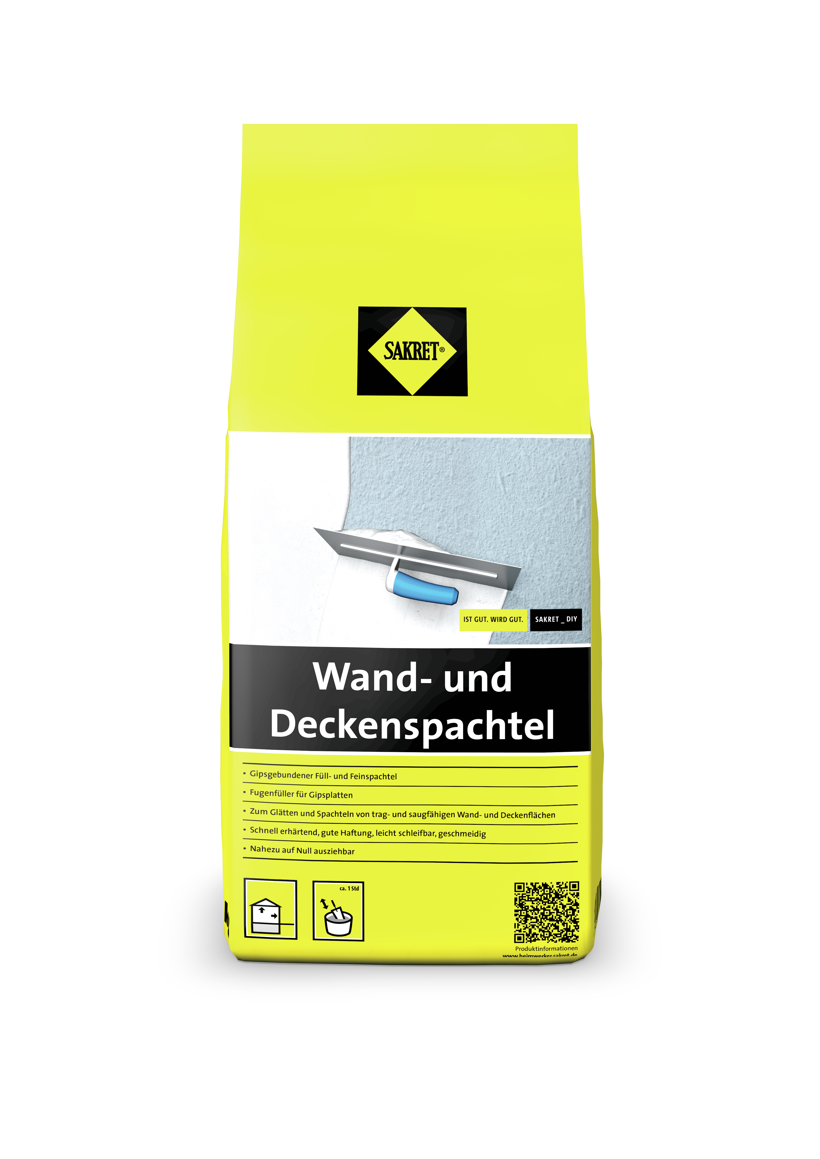 SAKRET Wand und Deckenspachtel 5 kg 