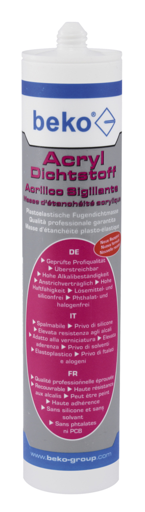 BEKO GMBH - MONHEIM Acryl-Dichtstoff weiß 310ml 