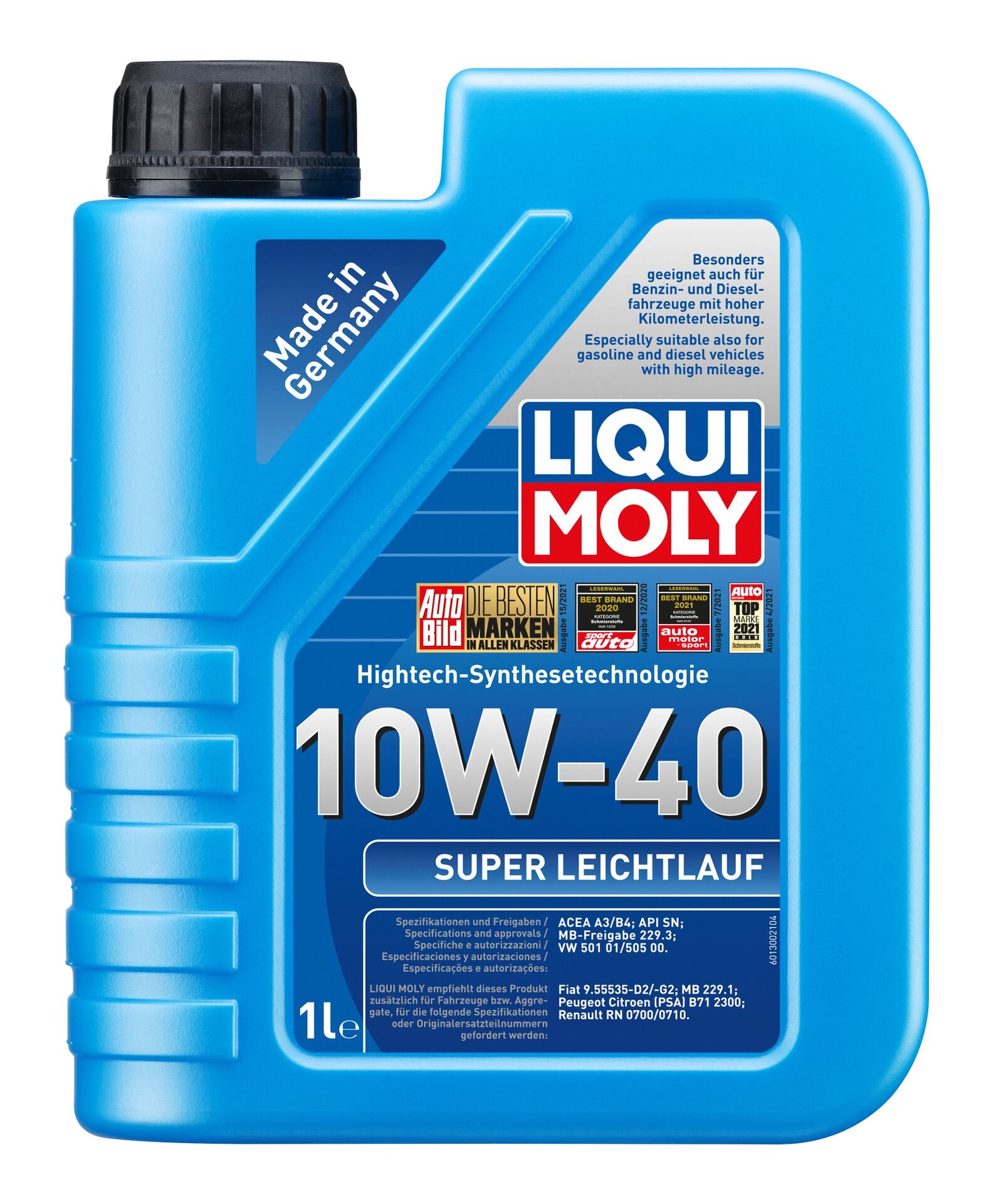 LIQUI-MOLY Motorenöl Super Leichtlauf 10W-40 1 l 