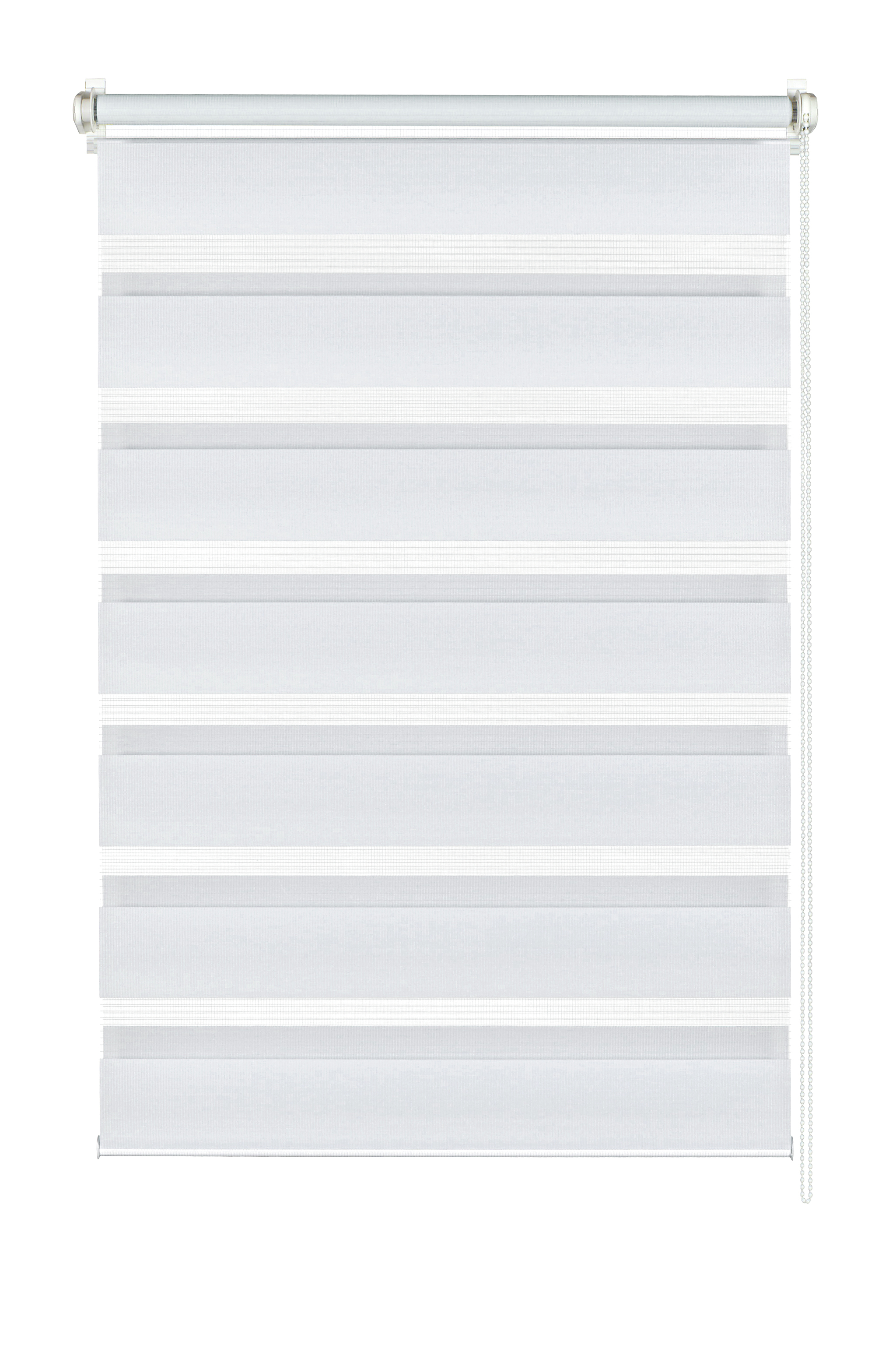 GARDINIA - Doppelrollo Easy Fix weiss 45x150 