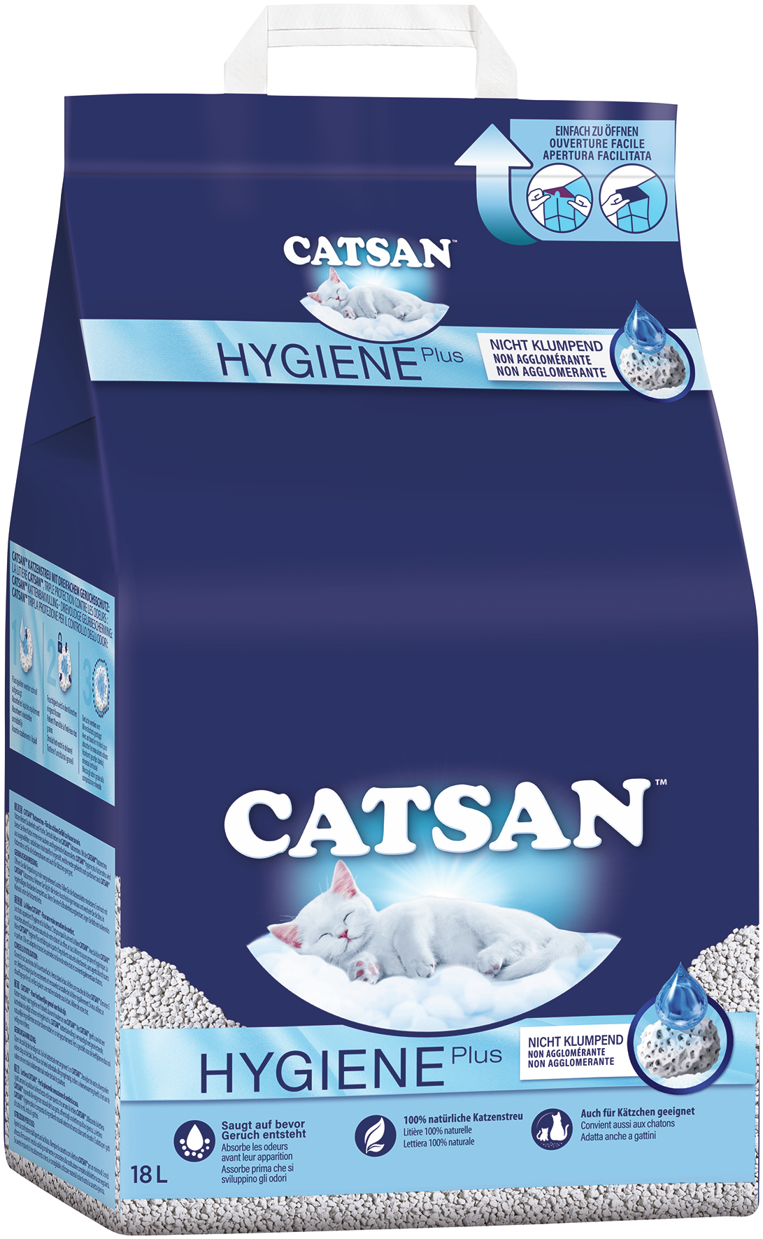 BTG BETEILIGUNGS GMBH Catsan Hygiene Plus Streu 18l 