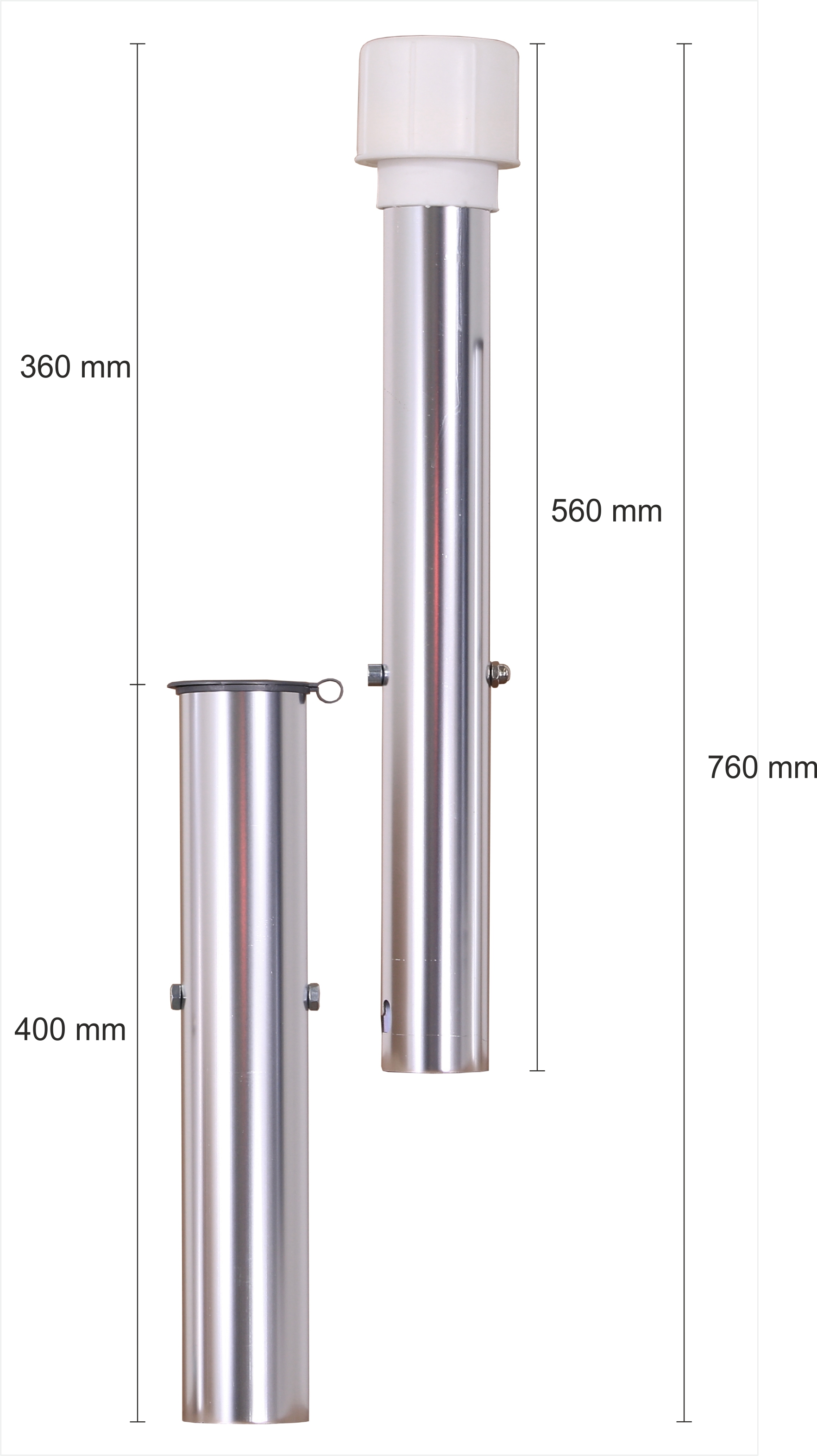 XAVER SCHNEIDER GMBH & CO. KG - MENGEN Bodenhülse für 50 mm Rohr extra lang 