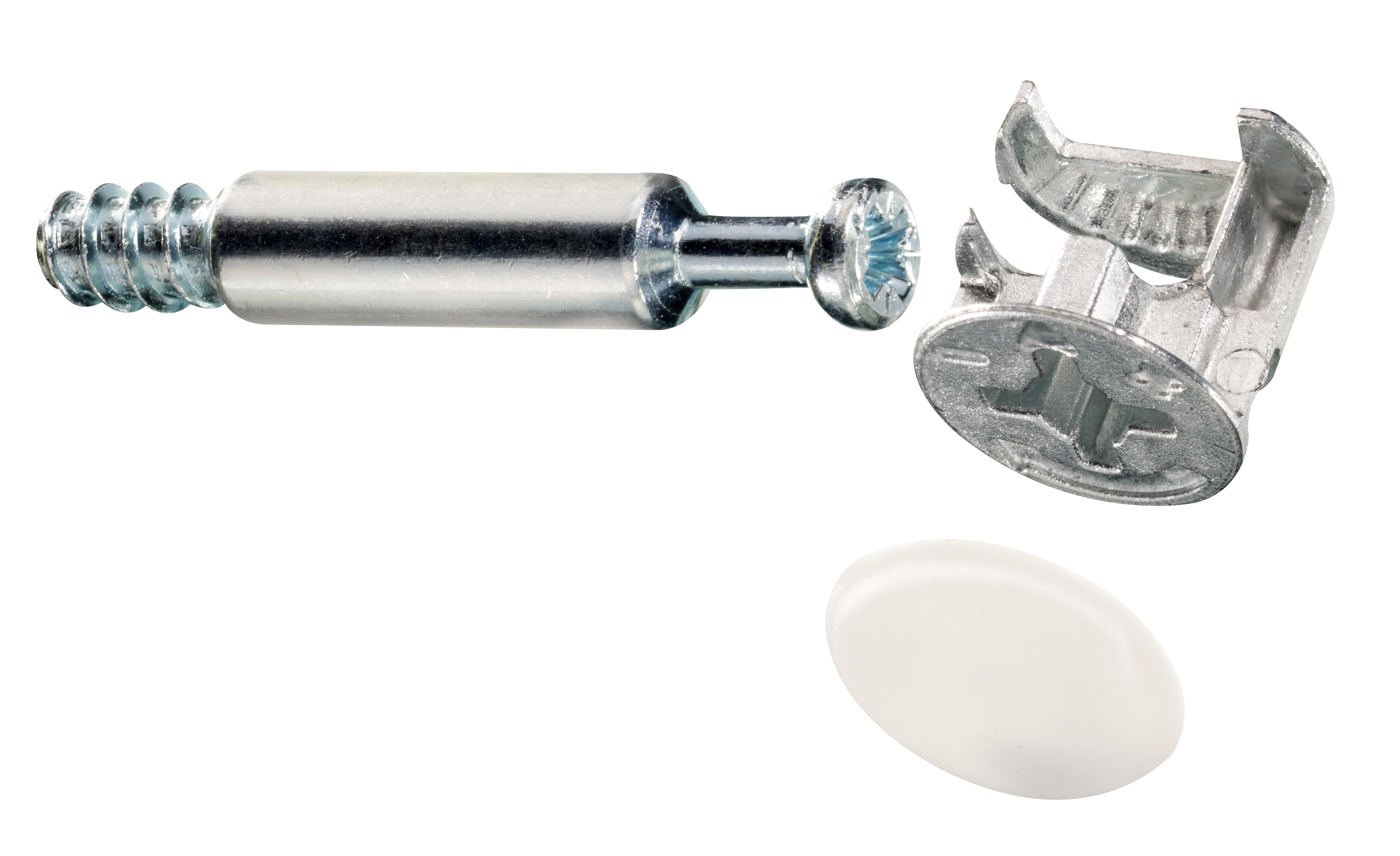 HSI Excenterbeschläge weiß 15mm (PG L)