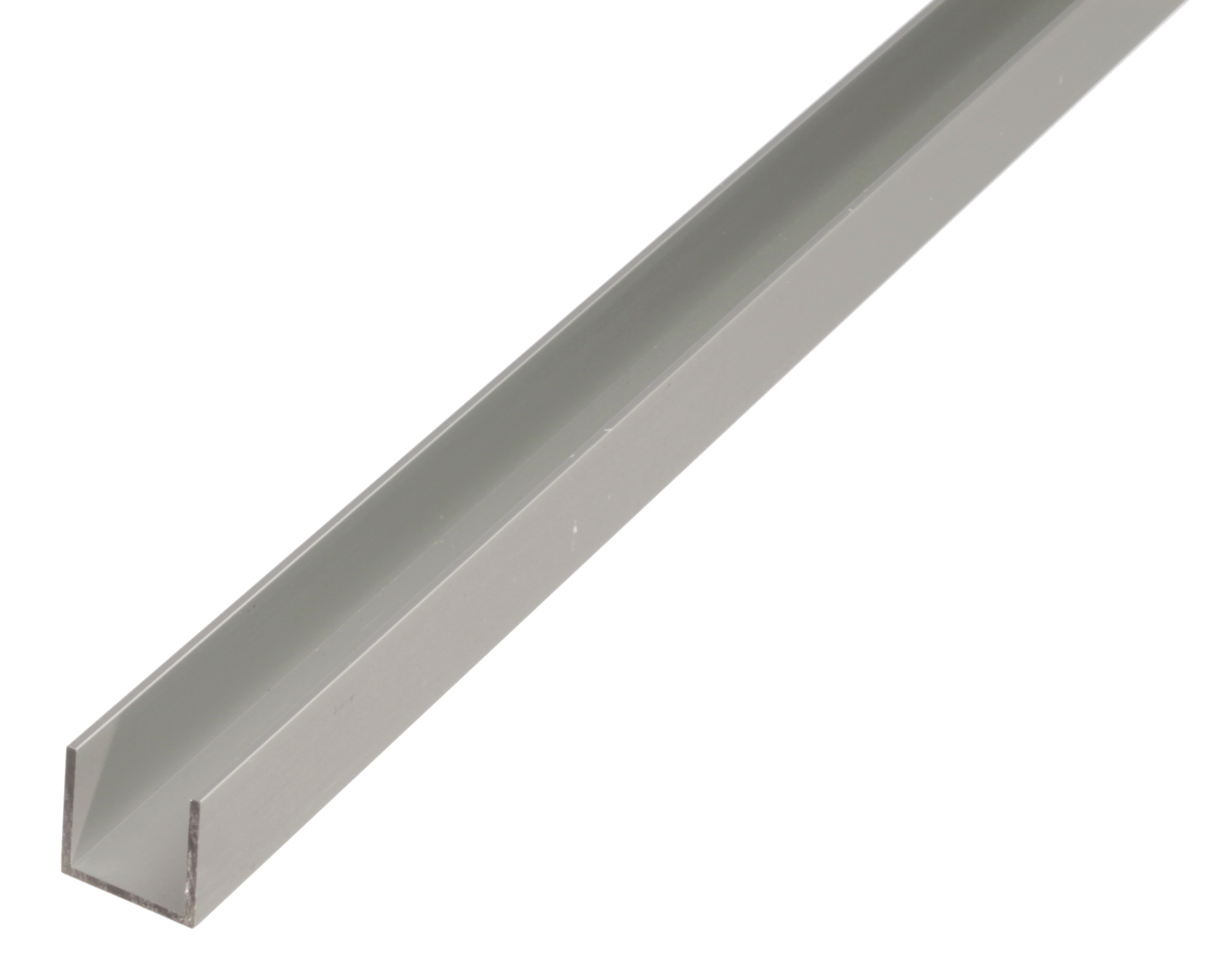 ALBERTS GMBH & CO KG U-Profil Alu silber 10x22x10x1,5x1000 mm 