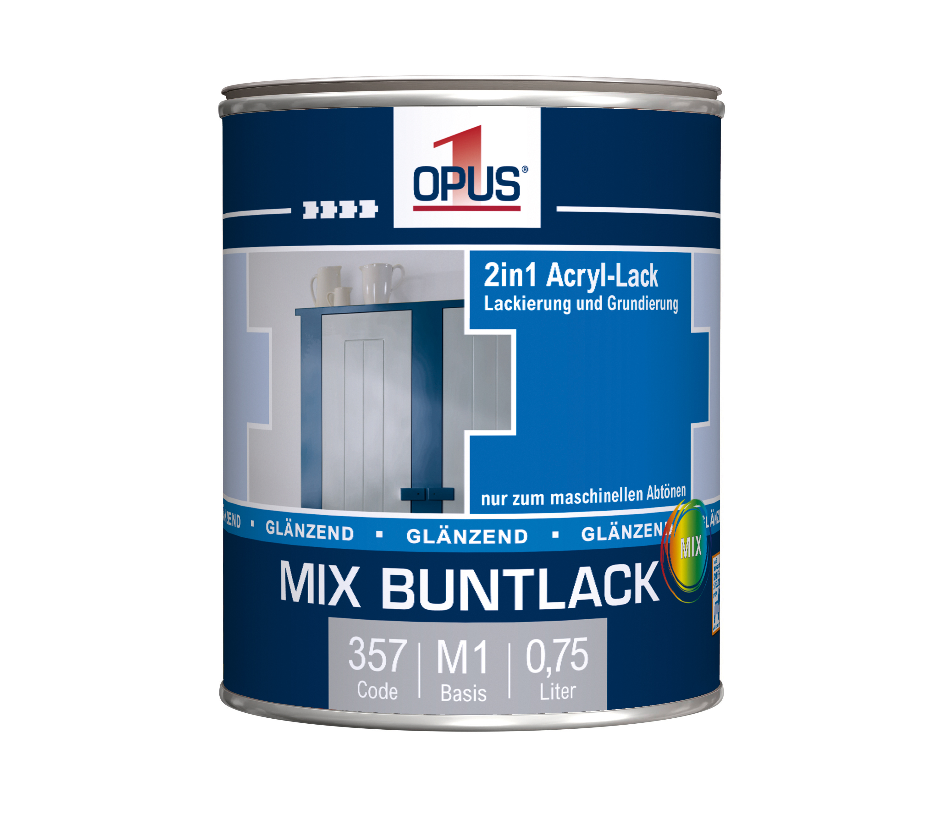 RÜHL FARBEN GMBH  DAW SE OPUS1 Buntlack wv Mix gl B1 0,375L Basenmaterial Farbstudio