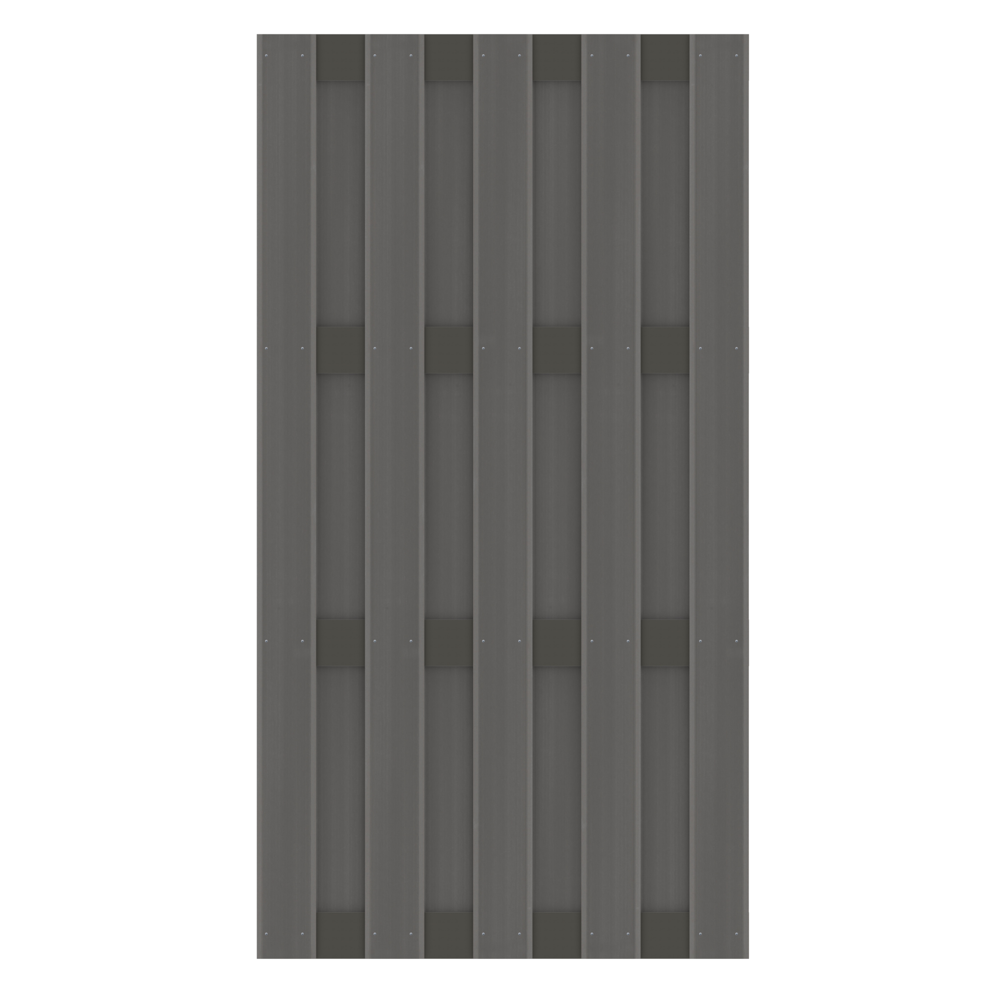 BRÜGMANN TRAUMGARTEN GMBH Sichtblende JUMBO WPC ALU ant. 95x179 Alu-Querriegel Anthrazit
