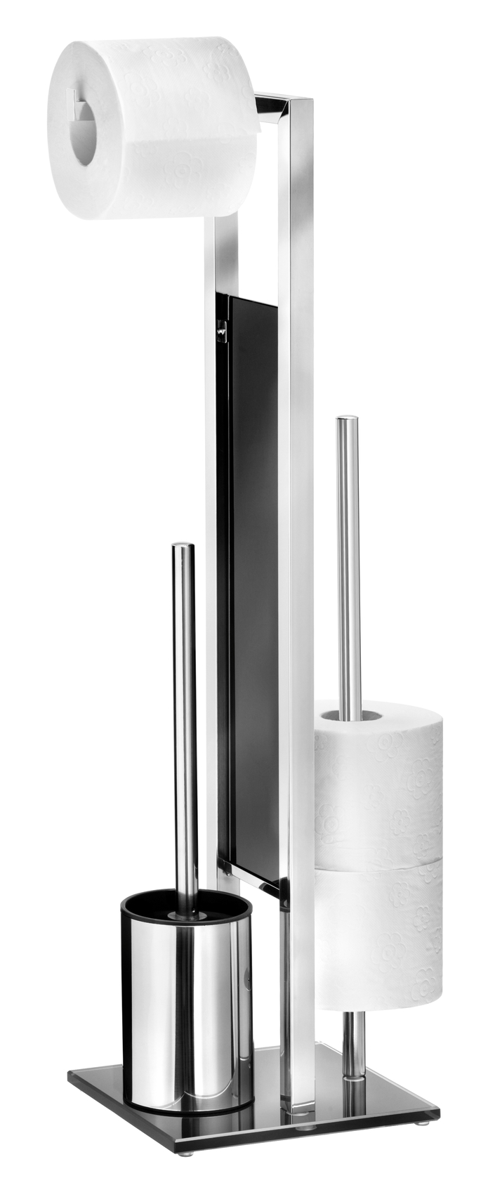 WENKO WENSELAAR GMBH  KG Stand WC-Garnitur Rivalta Edelstahl glänzend