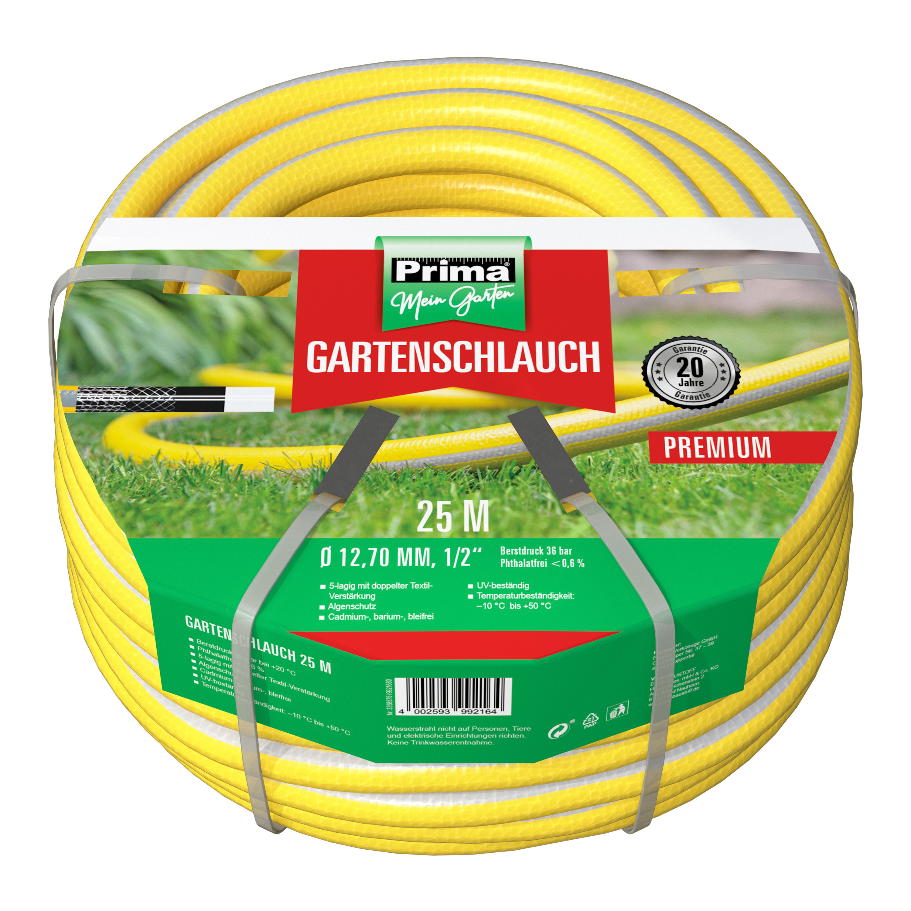 PRONTO-WERKZEUGE GMBH Prima Premium Schlauch 25m 1/2" 