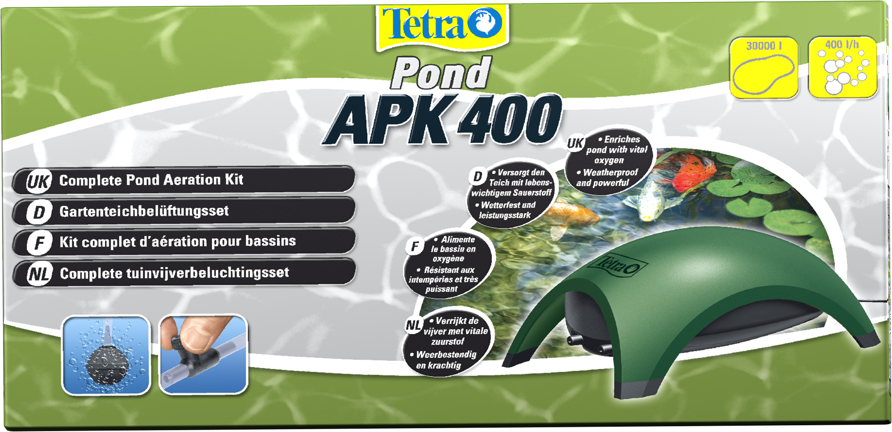 TETRA Tetra Pond APK 400 Air Pump Kit 1St 