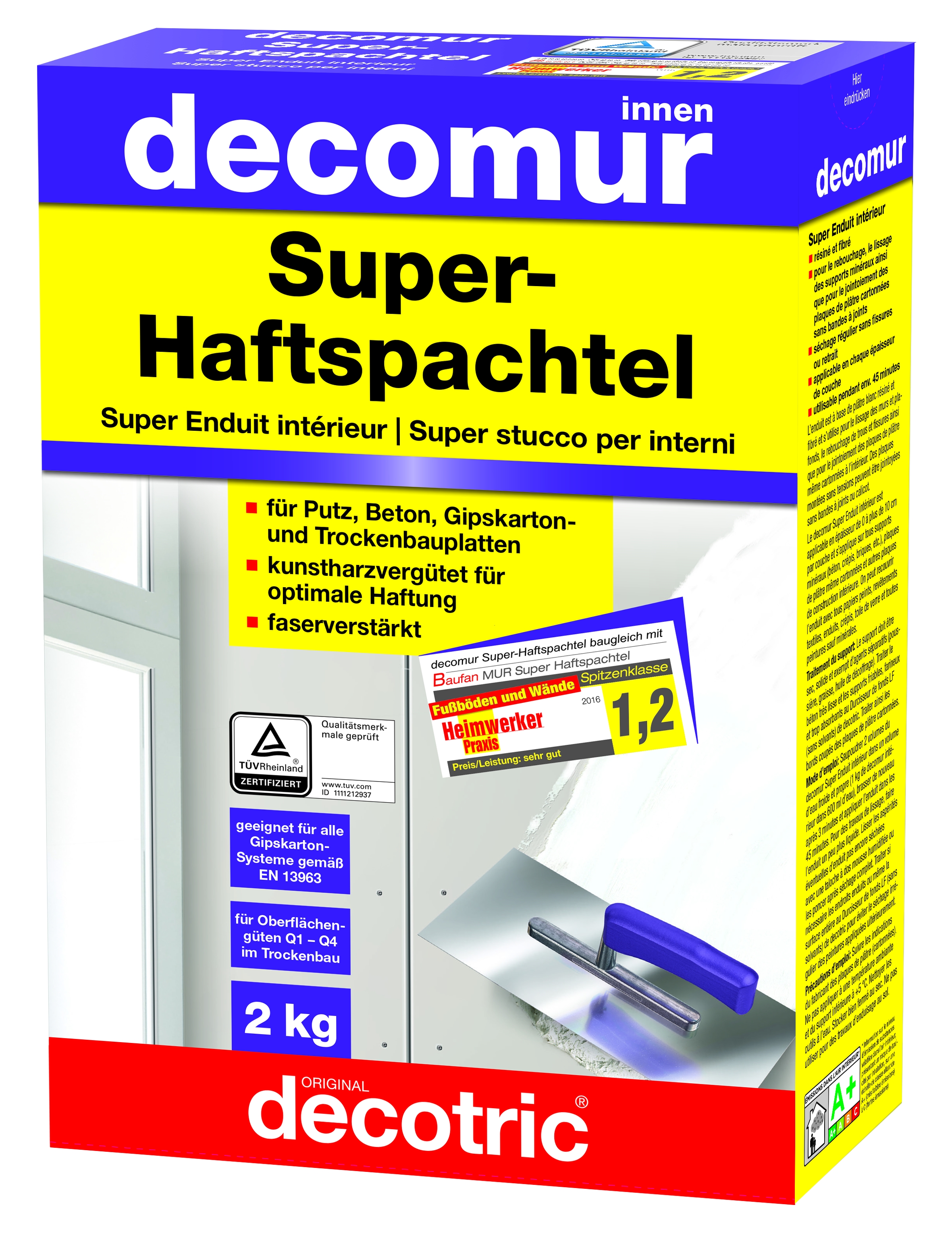 DECOTRIC Super-Haftspachtel 2kg 