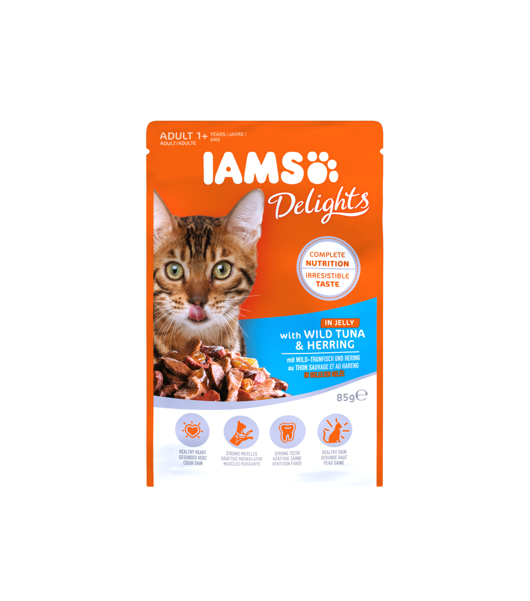 TETRA IAMS Cat Erw. Thunfisch & Hering 85g 