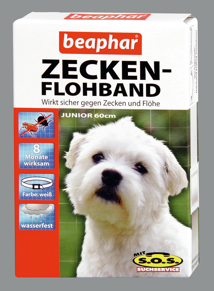 BEAPHAR Zecken-Flohband Junior für Hunde Hund
