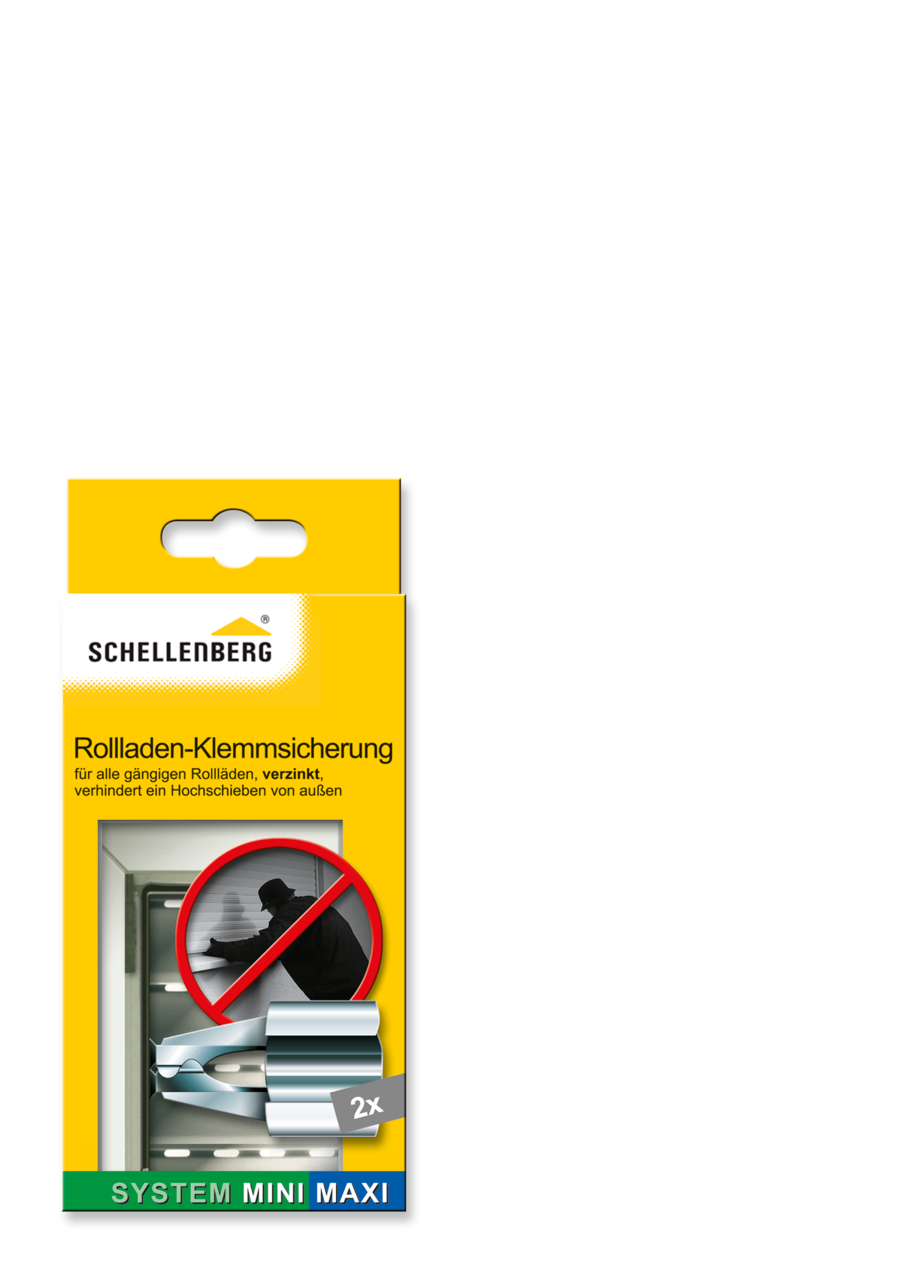 SCHELLENBERG Rollladenklemmsicherung verz. 2 Stück 