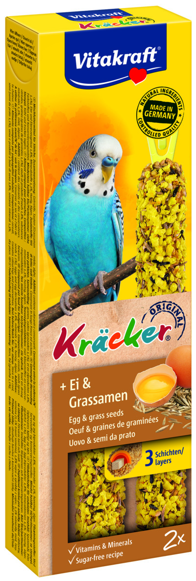 VITAKRAFT Kräcker Ei-Grassamen 2er SI 