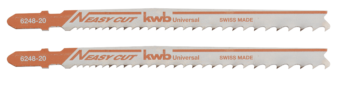 KWB BURMEISTER Stichsägeblätter BiM uni fein/grob 132mm (2 Stück) kwb DIY
