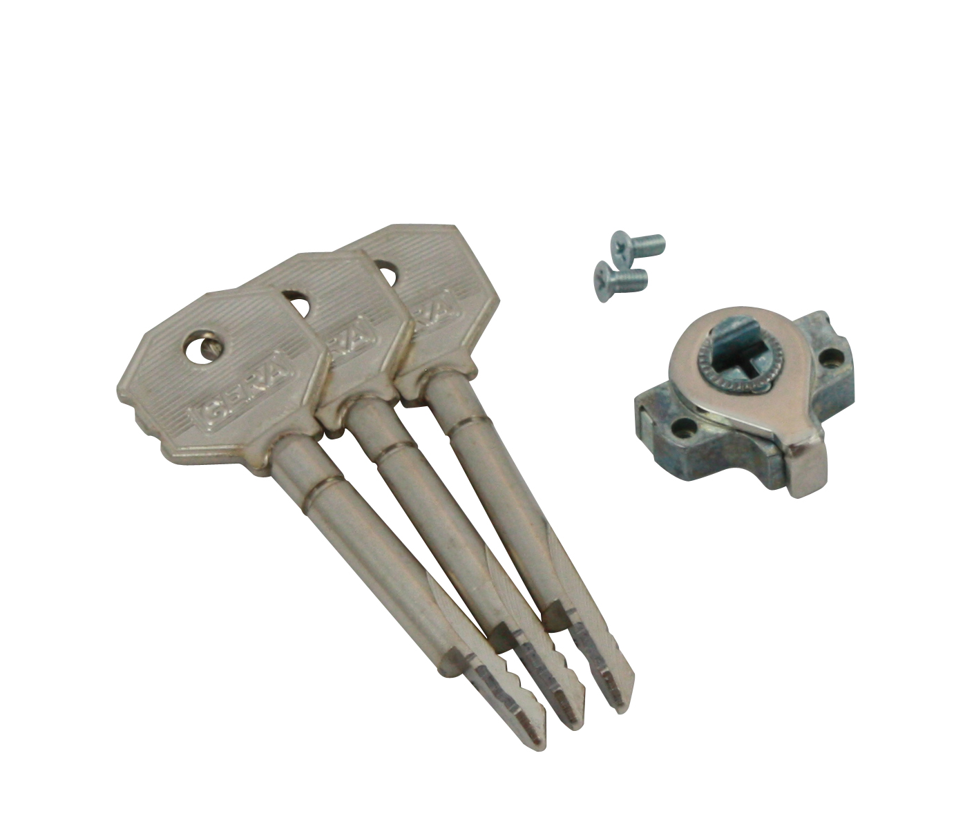 SCHLOßSICHERUNGEN GERA  ISEO Einbausicherung 52/82 Standard mit 3 Schlüssel 50 mm