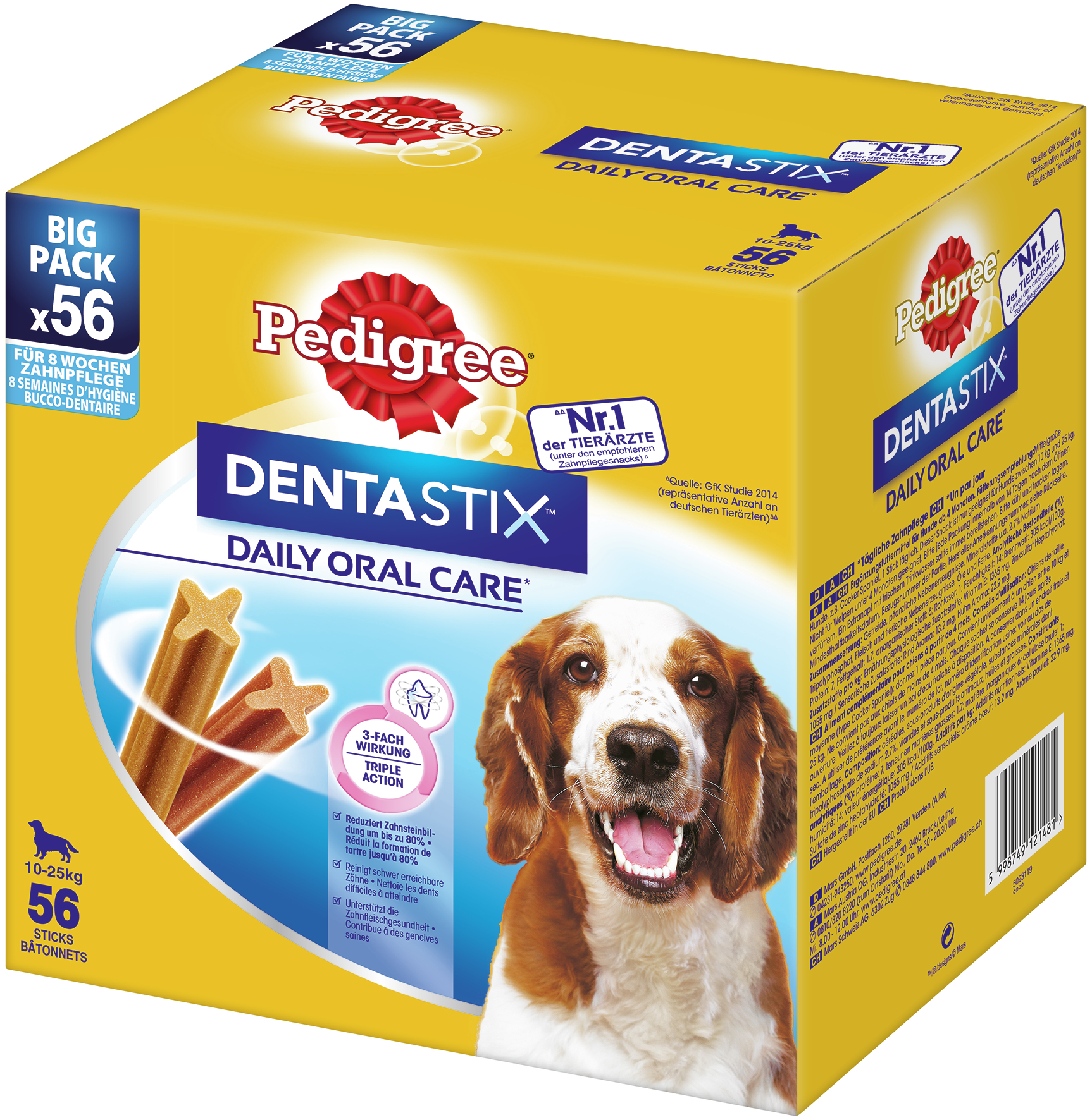 BTG BETEILIGUNGS GMBH Ped Denta Stix MP mittelgroße Hunde 56er 