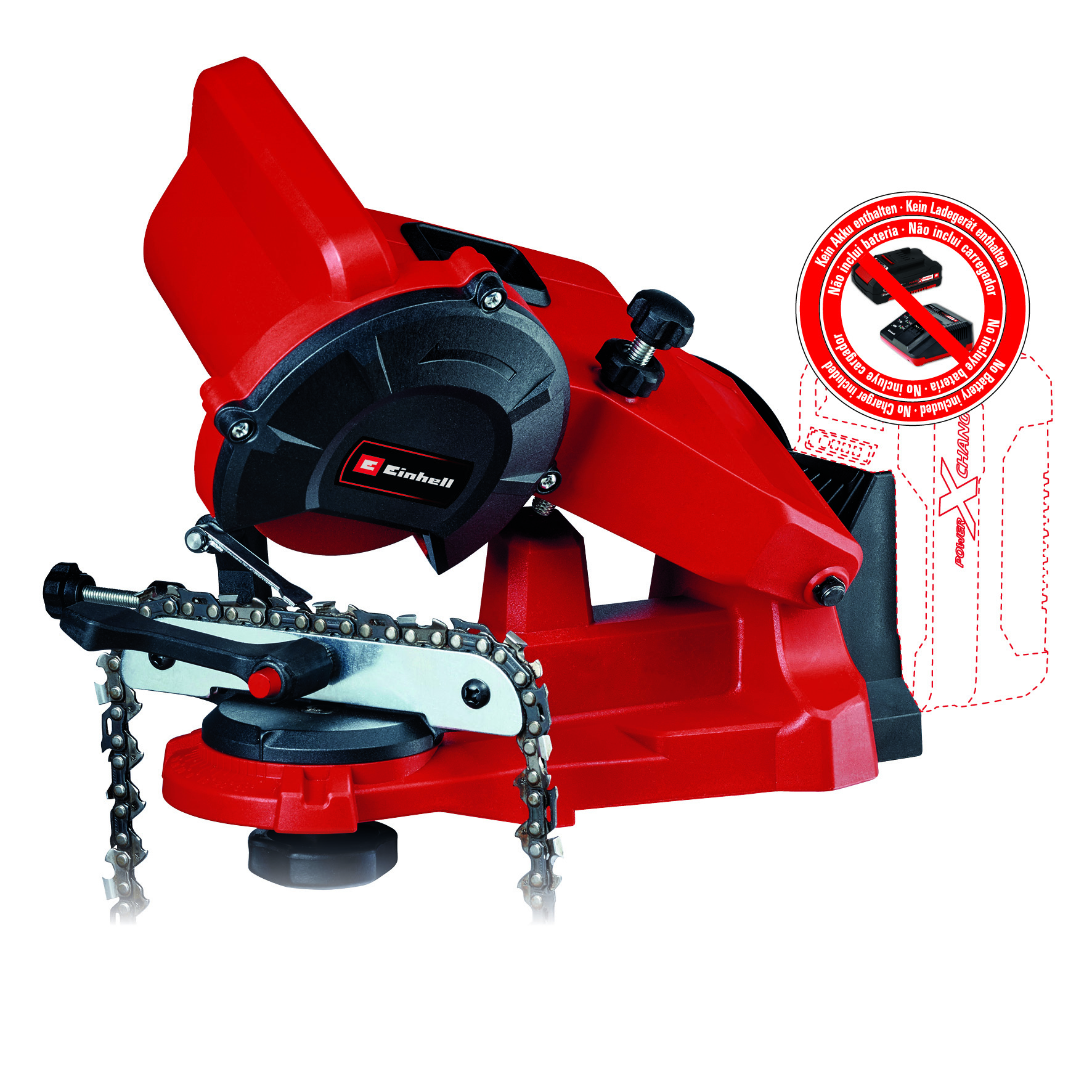 EINHELL Akku-Sägekettenschärfge. GE-CS 18Li-Solo 