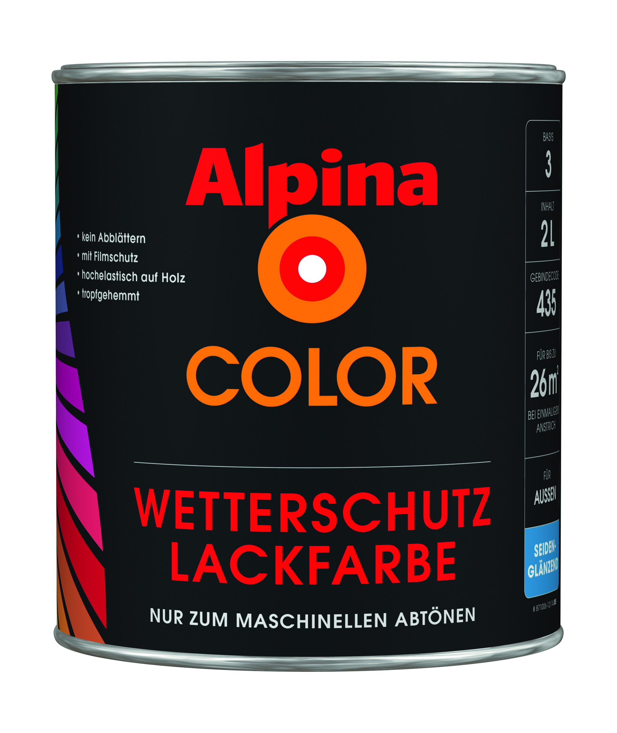 ALPINA FARBEN Wetterschutzfarbe Basis 3 2l Color Tinting