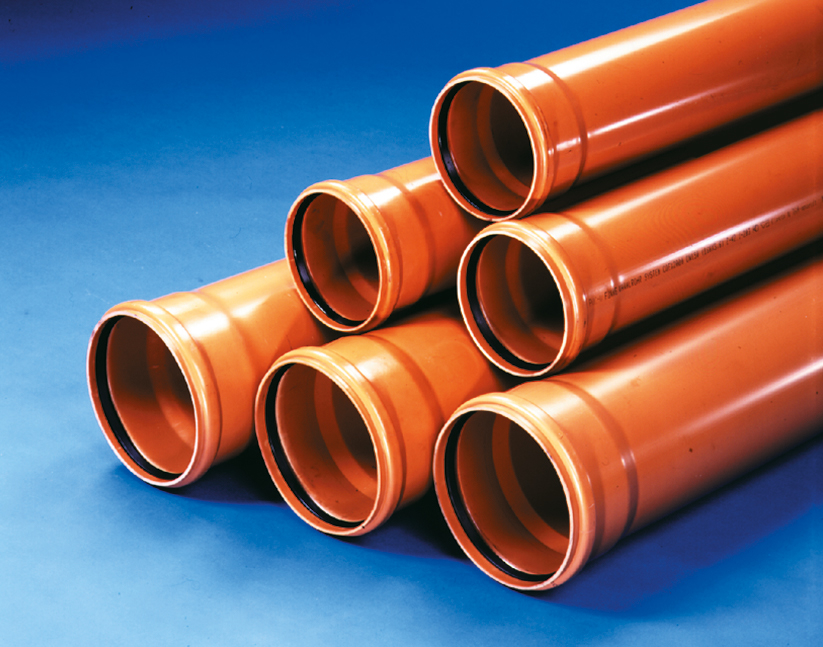 Ostendorf Kunststoffe KGEM Rohr mit Muffe DN/OD 125 2,0m DIN EN 13476-2 ...