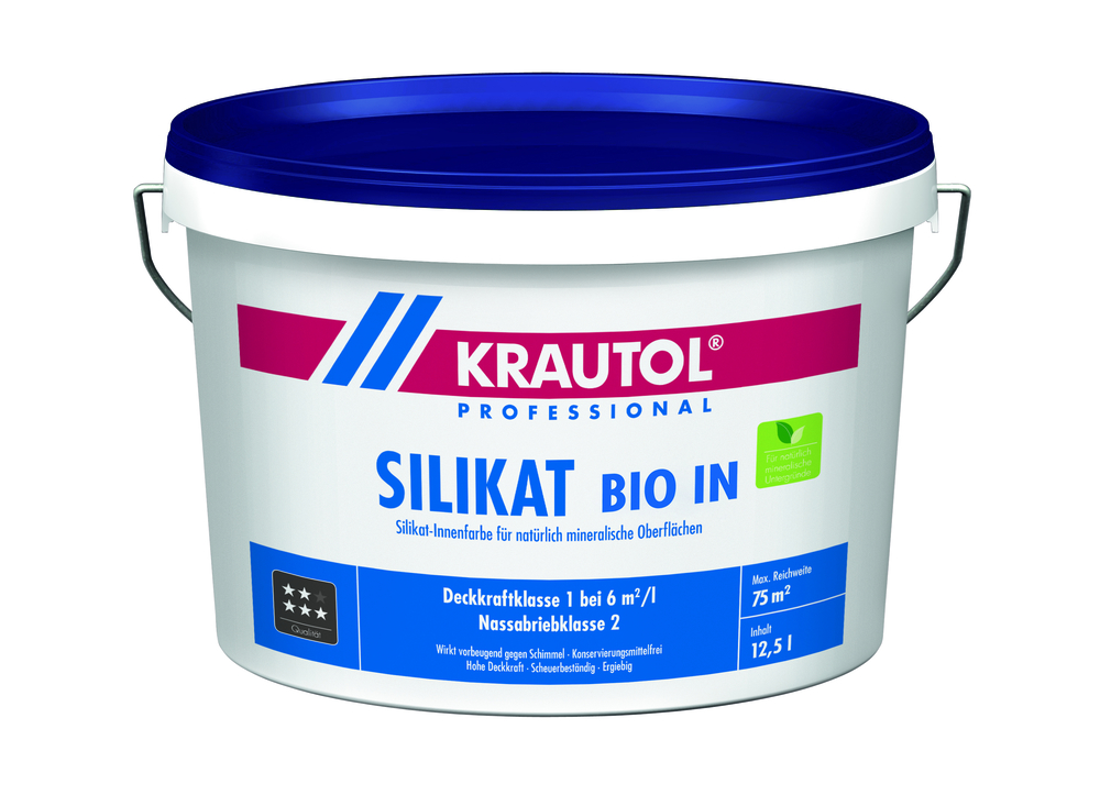 KRAUTOL Silikatfarbe Silikat Bio IN weiss 12,5l 