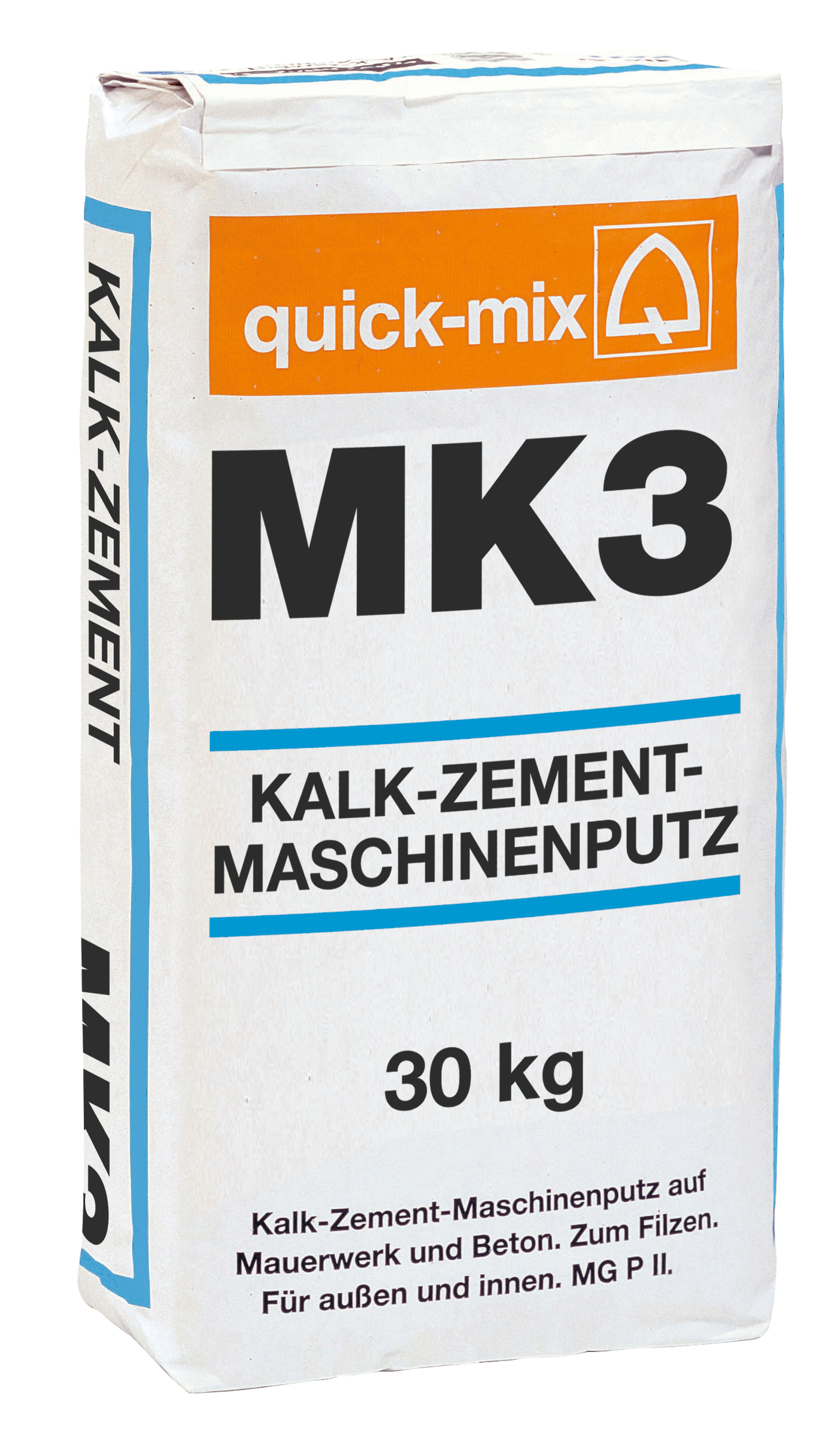 QUICKMIX Kalk-Zement Maschinenputz MK 3 30kg nicht hydrophobiert