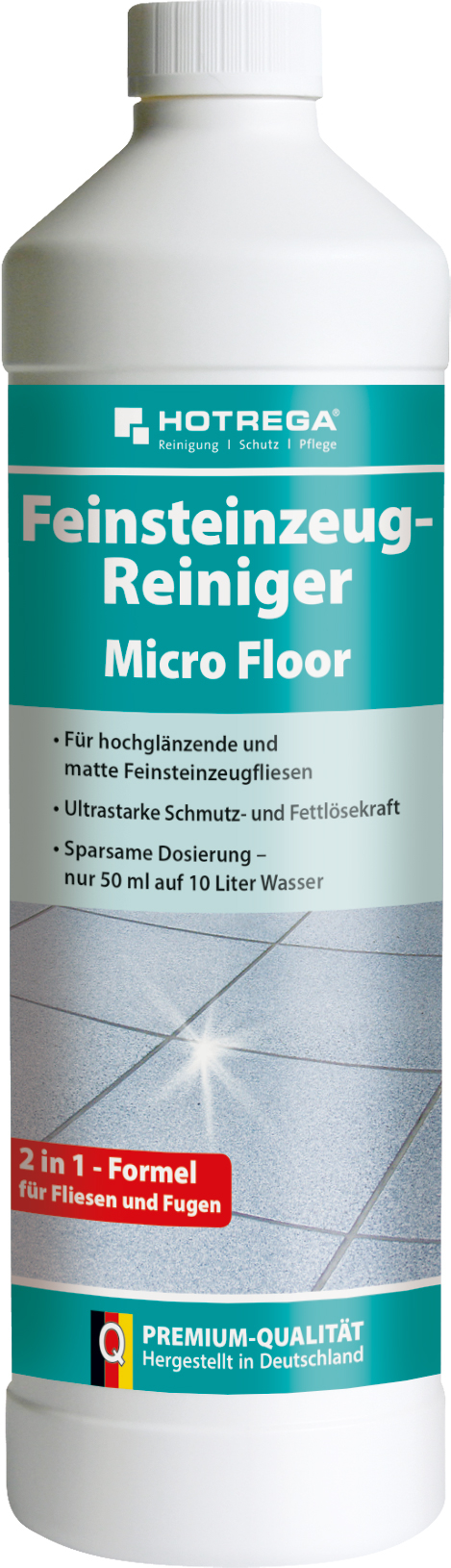 HOTREGA Feinsteinzeug-Reiniger Microfloor 1l Konzentrat