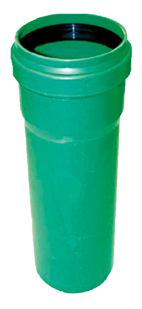 GEBR. OSTENDORF KUNSTSTOFFE KG2000 KGEM Rohr m.Muffe DN/OD 160 0,5m DIN EN 14758