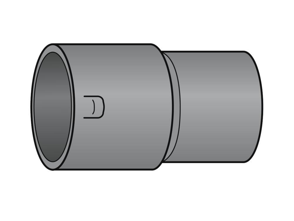 FRÄNKISCHE ROHRWERKE Strabusil Überg. KG-Spitzende DN 200/200 
