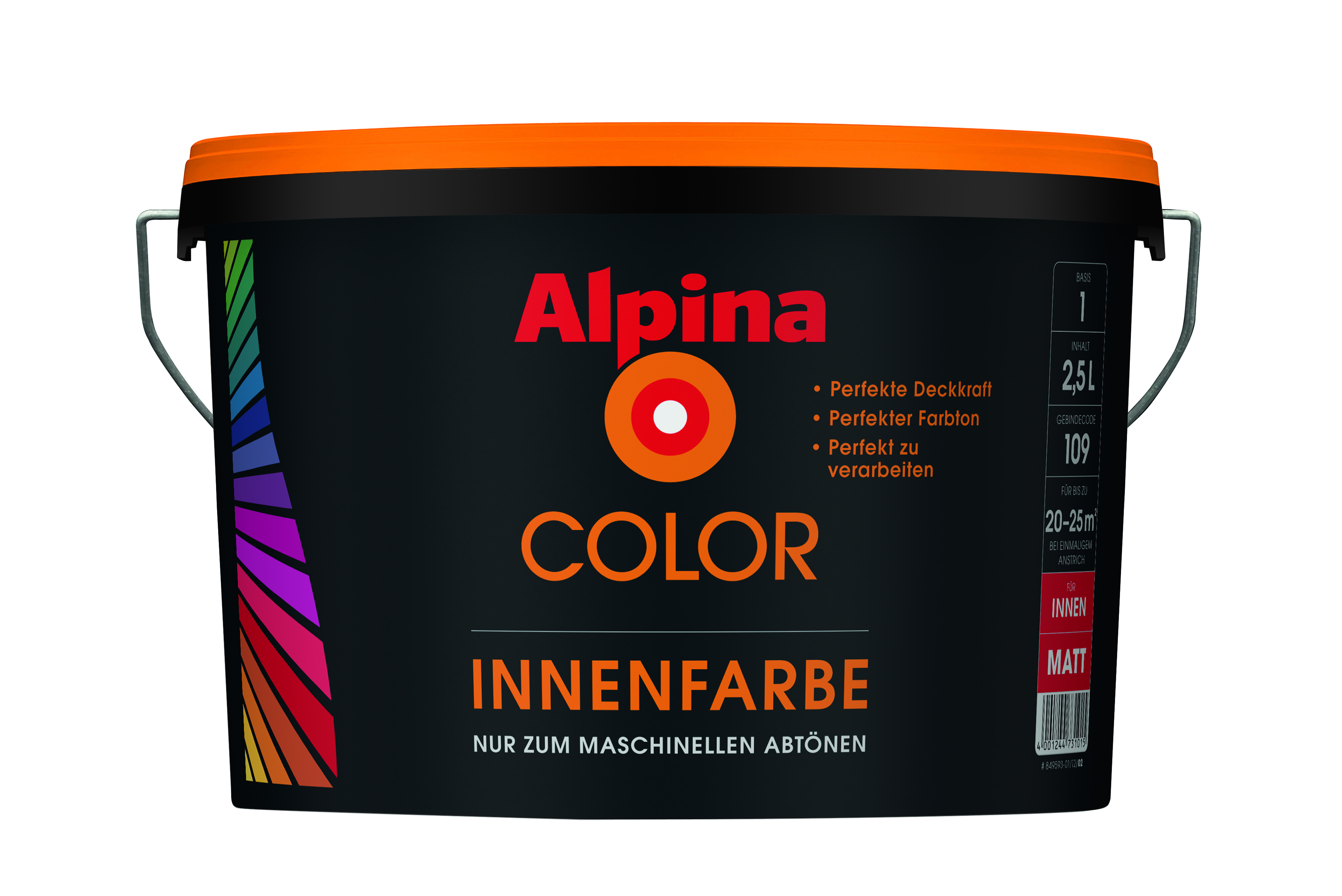 ALPINA FARBEN Alpina Innenfarbe matt Basis2 2,5L Color Tinting
