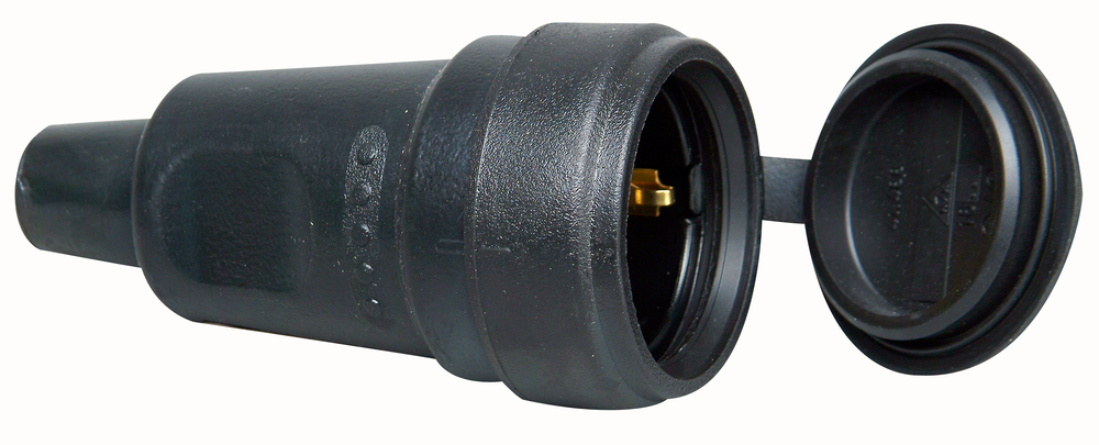 KOPP GMBH Gummikupplung m. Deckel IP44 schwarz 
