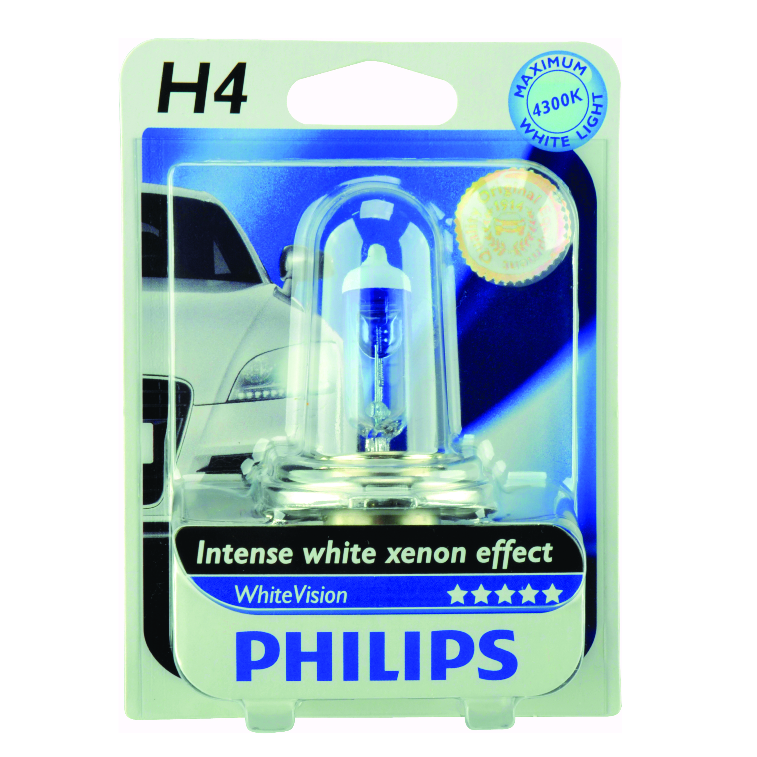INTERUNION Autolampe PHILIPS WhiteVision H4 