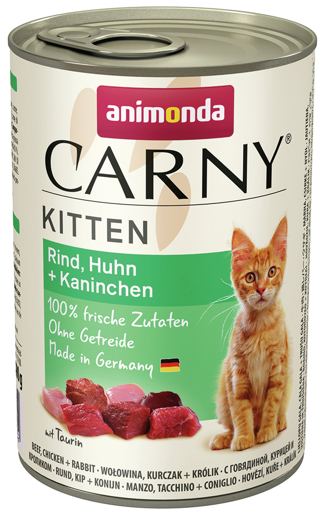 BTG BETEILIGUNGS GMBH AniCat DS Ca.Kitten Rind&Huhn&Kan. 400g 