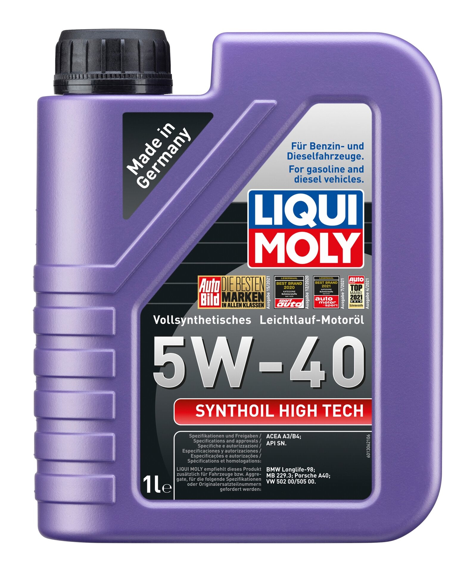 LIQUI-MOLY Motorenöl Synthoil High Tech 5W-40 1 l 