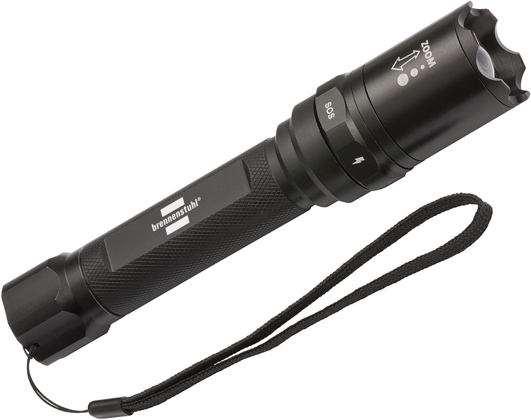 BRENNENSTUHL Taschenlampe Akku LED LuxPremium 400 AFS 430lm,USB,Fokus,Selektor,Sensor,IP44