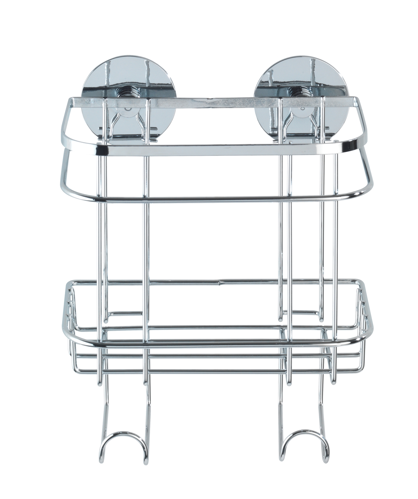 WENKO WENSELAAR GMBH  KG Turbo-Loc Wandkorb mit Haken Edelstahl WD-ACC-K